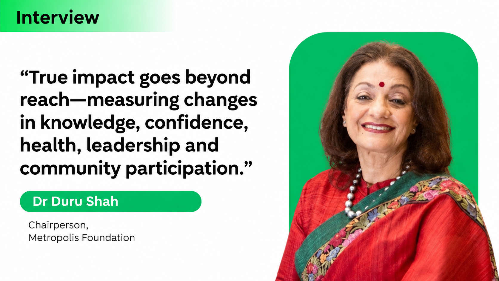 Metropolis Foundation: Why Adolescent Agency Must Be at the Heart of Sustainable Social Change